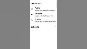 Unlisted-Public-private In Youtube...! How to video upload unlisted on youtube #shorts​ #youtube​