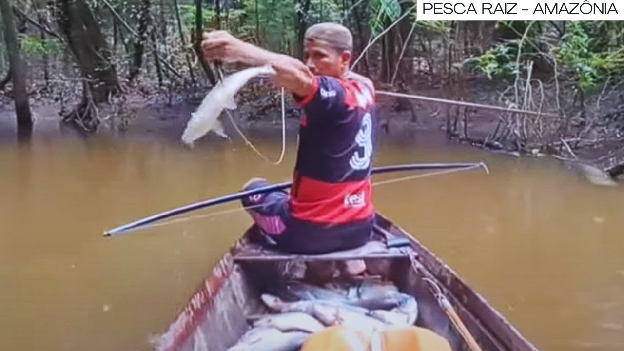 PESCA COM ARCO E FLECHA NA AMAZÔNIA: UMA EXPLOSÃO DE MATRINCHÃ GIGANTE!