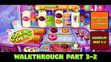 COOKING CRAZE Walkthrough Gameplay Part 3-2 | New York - Donut Stand