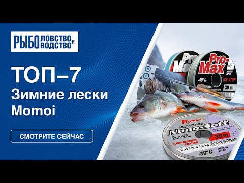 Топ-7 лесок для зимней рыбалки от компании Momoi. Ловля на мормышки, блесны и балансиры.