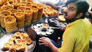 Very  Famous Rajasthani Special GHEVAR Sweet Making in Hyderabad | Ghewar Indian Sweet Making Video