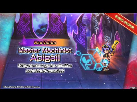 FFBE | Summon Global Original NV Unit, Master Machinist Abigail!