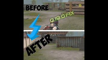 FIX GRAPHICS GLITCH PUBG MOBILE 0.19.0 | Pubg Mobile Graphics Rendering Fix