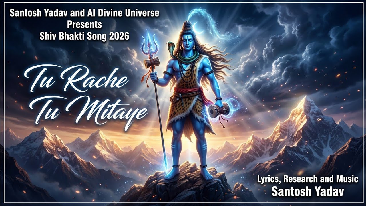 Tu Rache Tu Mitaye – Shiv Bhakti Song 2026 | Santosh Yadav | AI Divine Universe