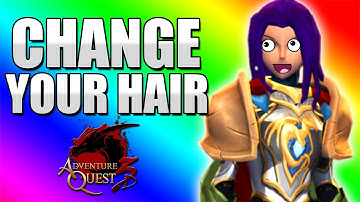 AQ3D HOW TO CHANGE YOUR HAIR STYLE  AdventureQuest 3D