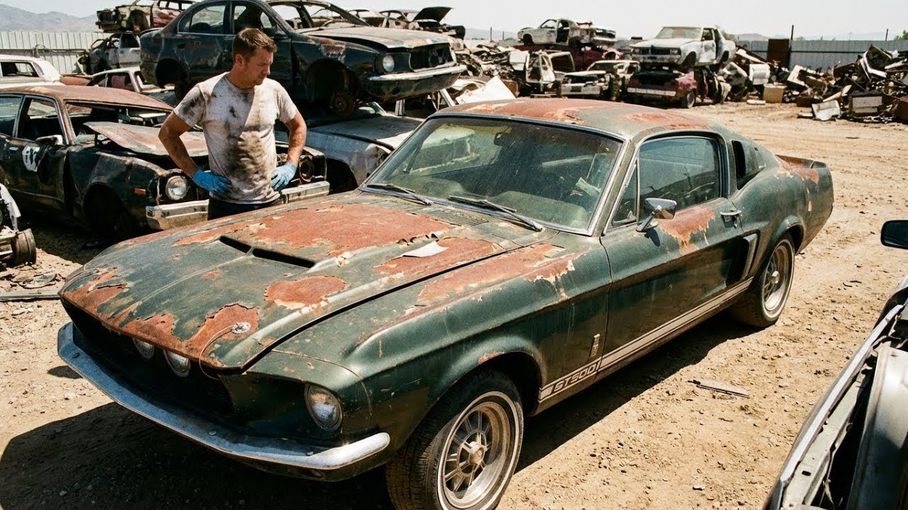 1967 Ford Mustang Shelby GT500 Restoration: The Emerald Beast Returns (Satisfying ASMR)