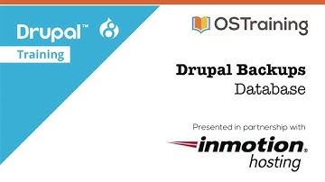 Drupal Backups, Tutorial #3: Backing Up The Database