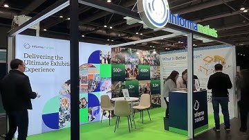 Trade show booth design with lightbox in HongKong Show