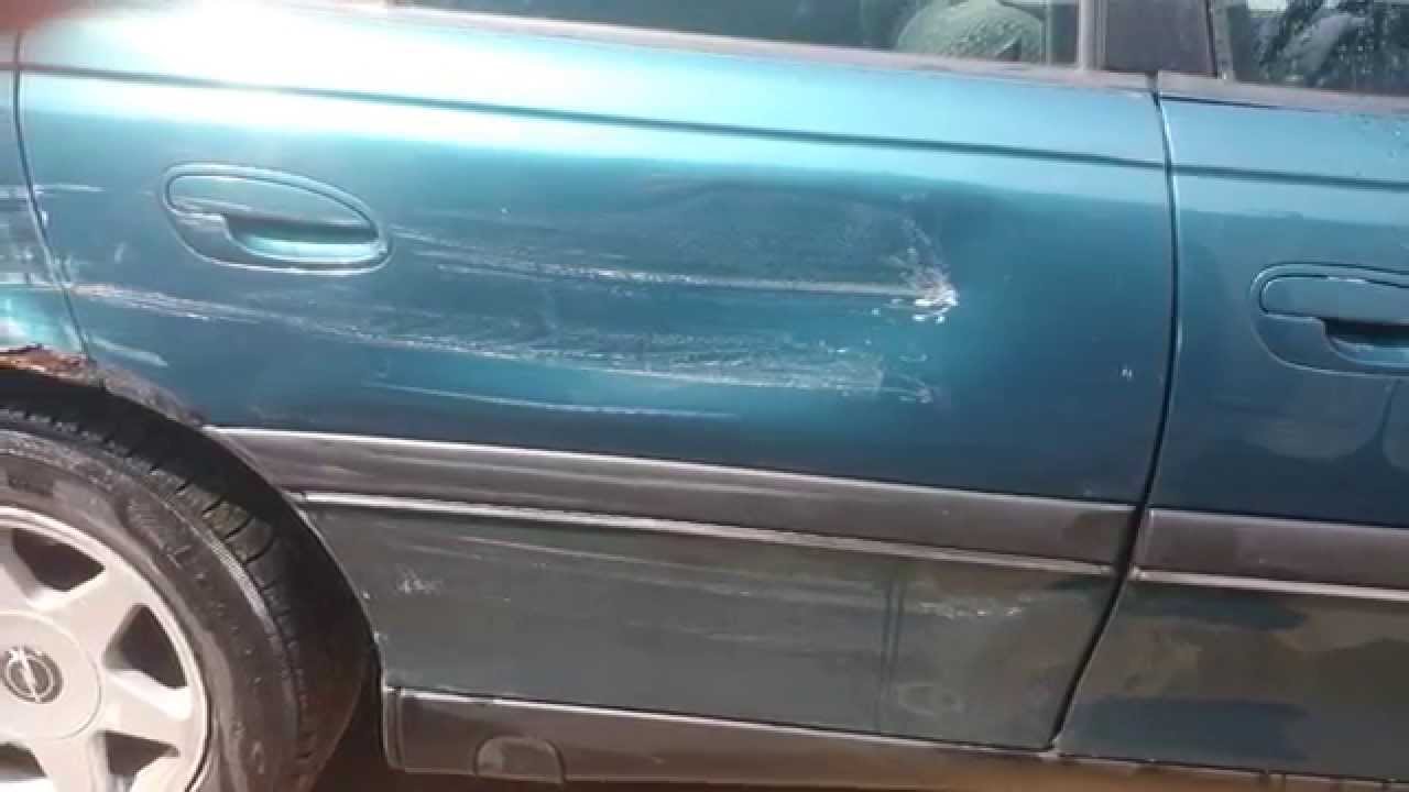 Беспокрасочное удаление вмятин в Солигорске - YouTube