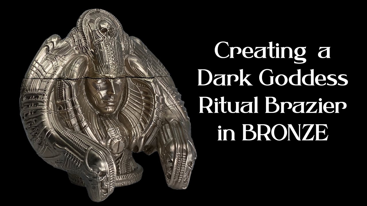 Creating a Dark Goddess Ritual Brazier in Bronze - YouTube