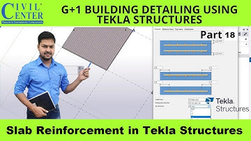 Slab Reinforcement in Tekla Structures  || RCC Structures || Tekla Structures Tutorial