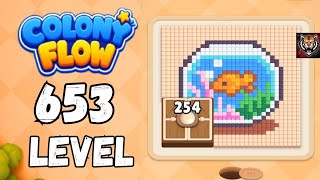 Colony flow Level 653 Walkthrough Solution