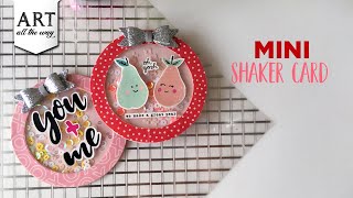 Mini Shaker Card | DIY Greeting cards | Handmade Card Ideas | Creative Crafts | Pun cards