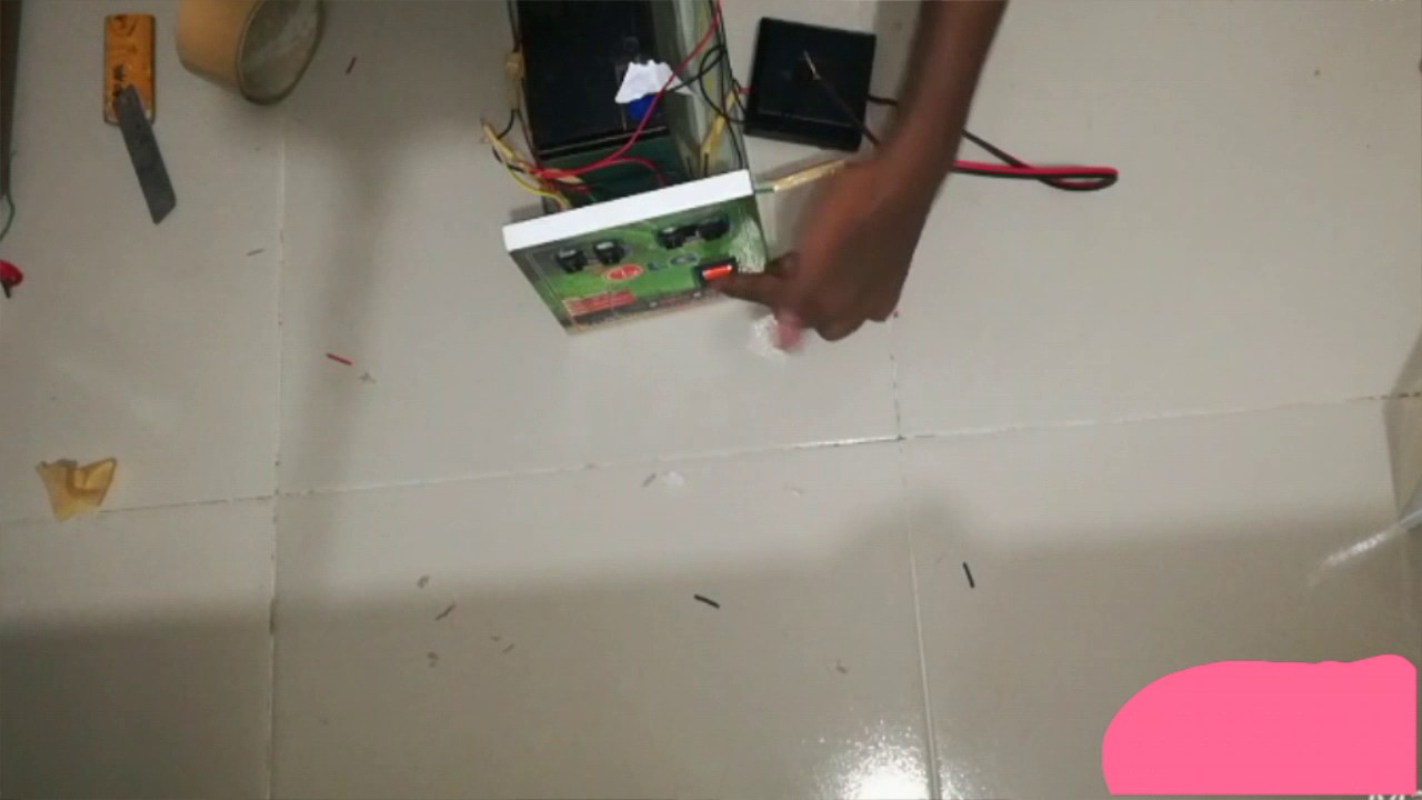 Home made UPS  For computer and fan 12 bolt 220 bolt .180 watt