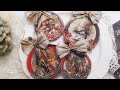 Christmas ornaments in vintage style ♡☆♡ Decoupage tutorial