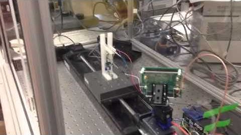 PMUT automated beam pattern sweep