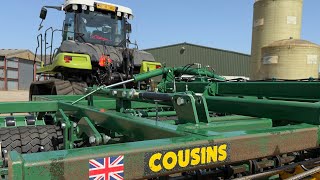 JCB MUCKING OUT / WASHING THE COUSINS / MASSEY FERGUSON 699 update