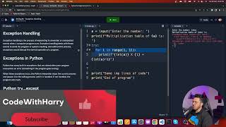Exception Handling in Python Python Tutorial Day #36