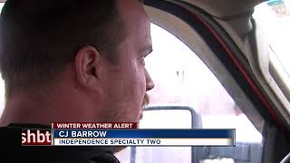 Crews battle changing conditions to clear roads
