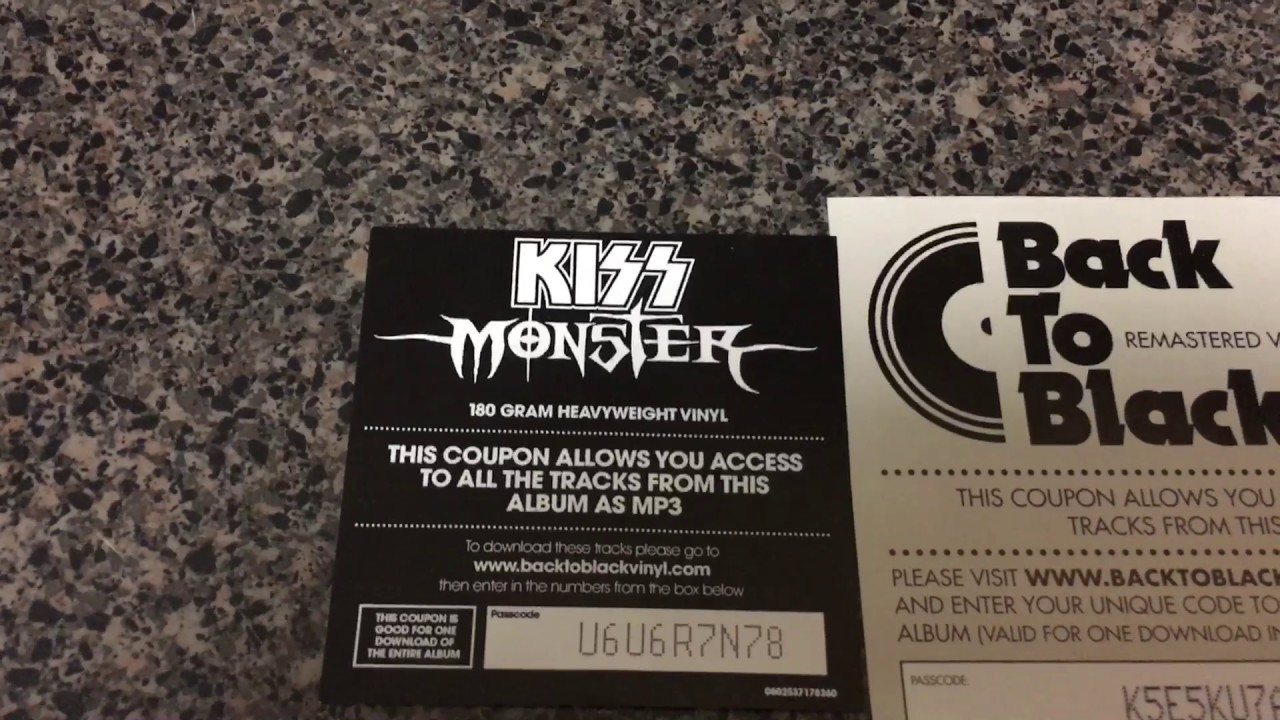 KISS download codes YouTube