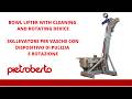 Pietroberto - Bowl lifter with cleaning and rotating device - Sollevatore con dispositivo di pulizia