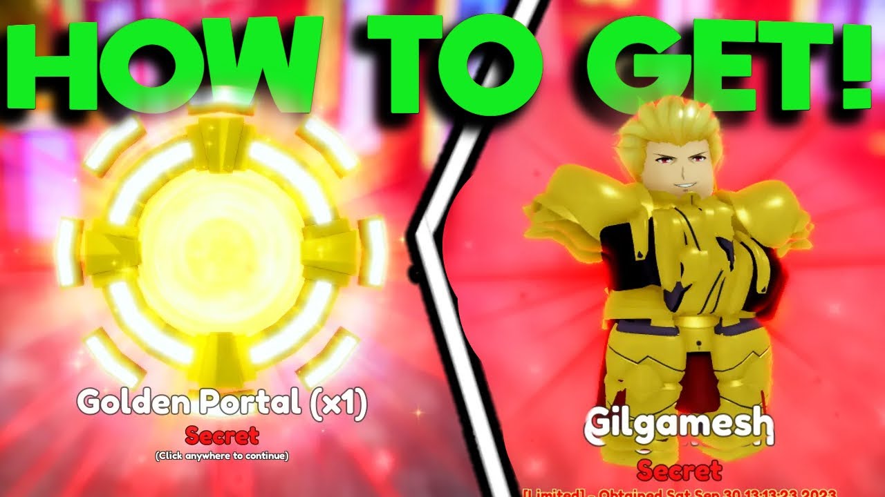 Anime Adventures Roblox Shiny/Unobtainable/Limited Units (GILGAMESH ADDED)