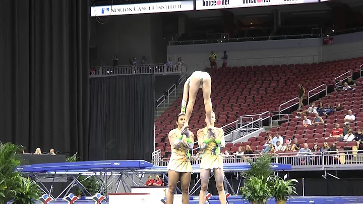 Bowler, Eisenmenger, Villareal - Combined - 2014 USA Gymnastics Championships