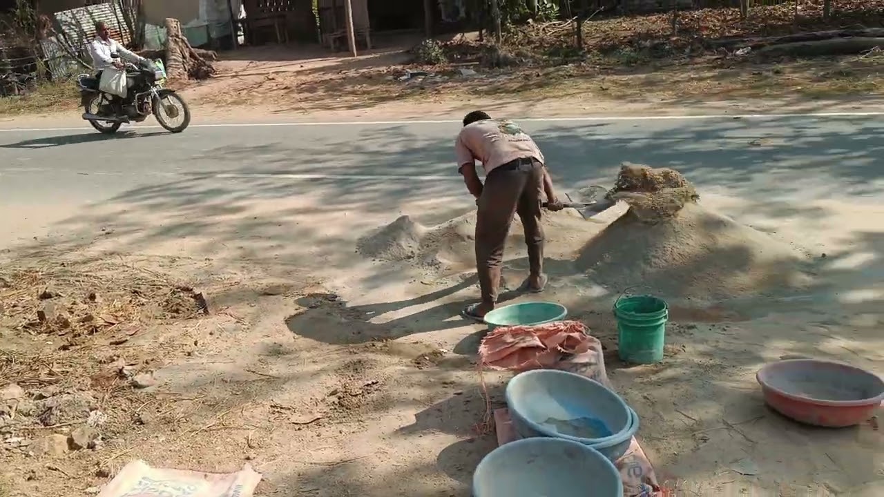 Himansh Sahu plaster construction 