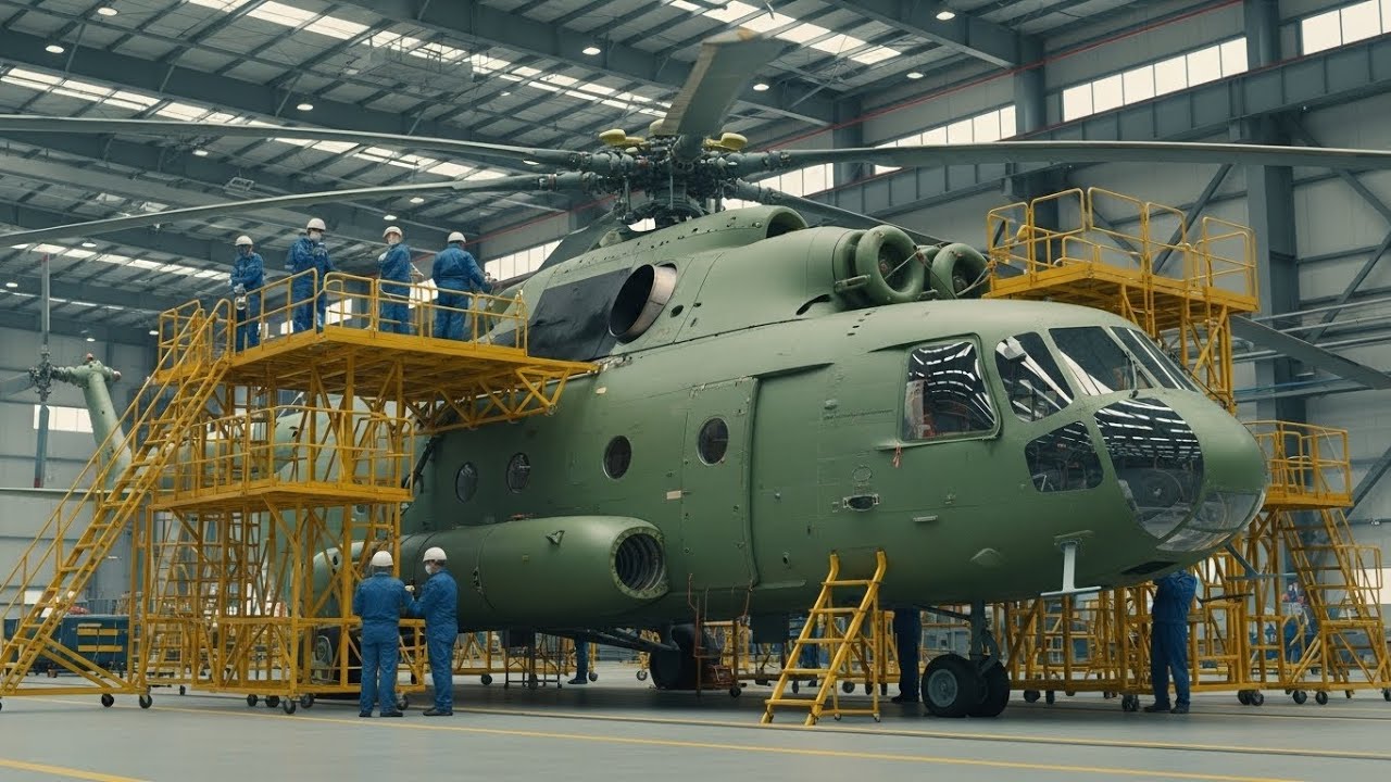 Inside the Changhe Z-8L Factory: How The Army's Ultimate Transport