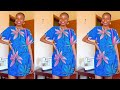 How To Cut and Sew DIY Easy Ankara Kimono Dress in just 30 minutes For Beginners | Free Hand Method