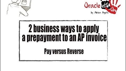 How to Apply a Prepayment on Accounts Payable (AP) Invoice?