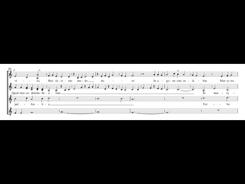 Guillaume Dufay - O sancte Sebastiane [Isorhythmic motet]