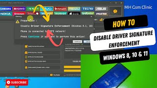 how to disable driver signature enforcement on windows 8, 10 & 11