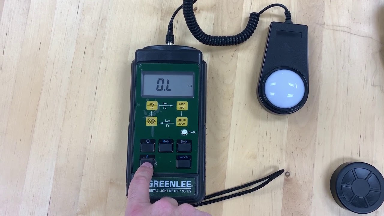 light meter instructions - YouTube