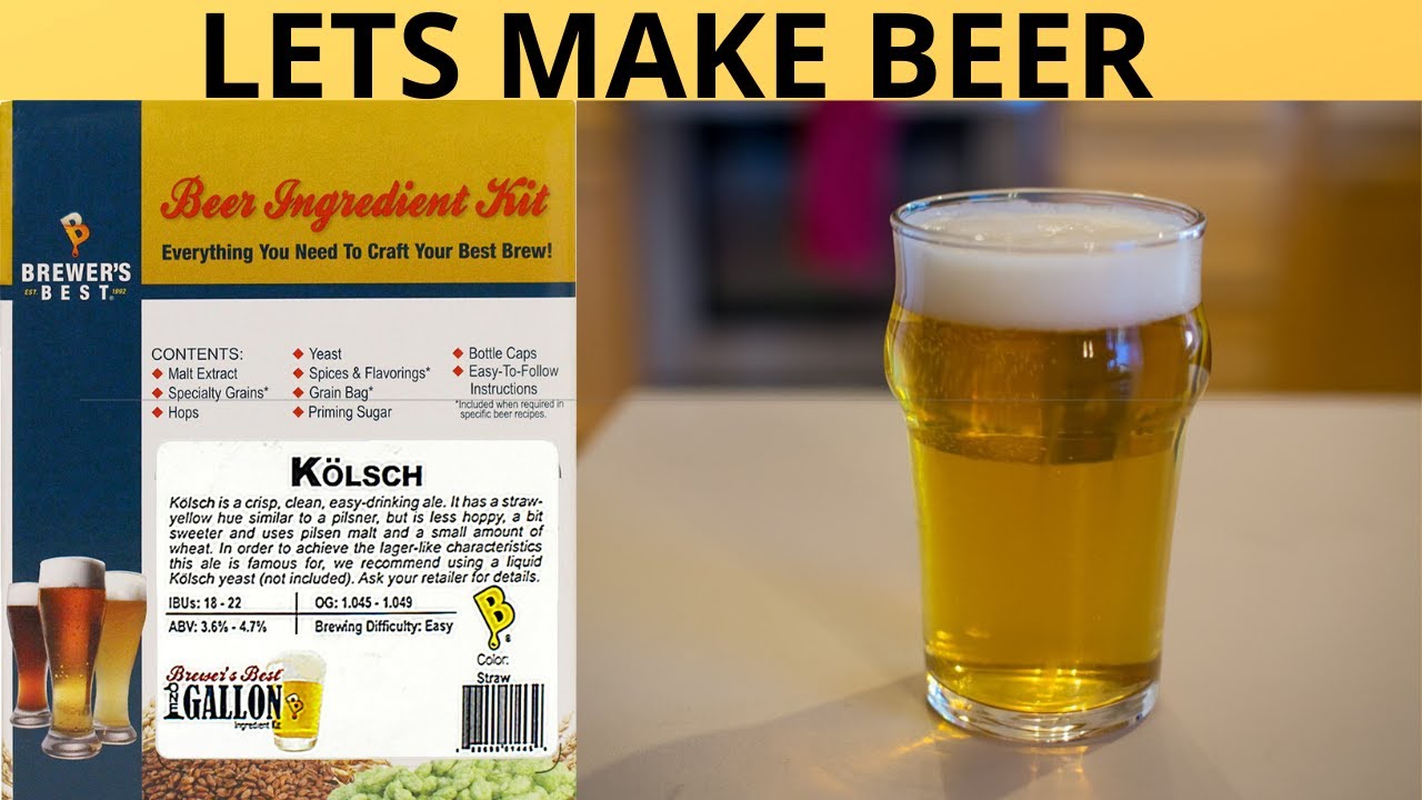 First beer! (beer kit Kolsch)