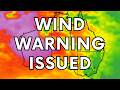 STRONG Coastal Winds TODAY! Rain and thunderstorms widespread in the North