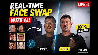How to do Realtime Face Swap in Videos using AI #ai #youtube