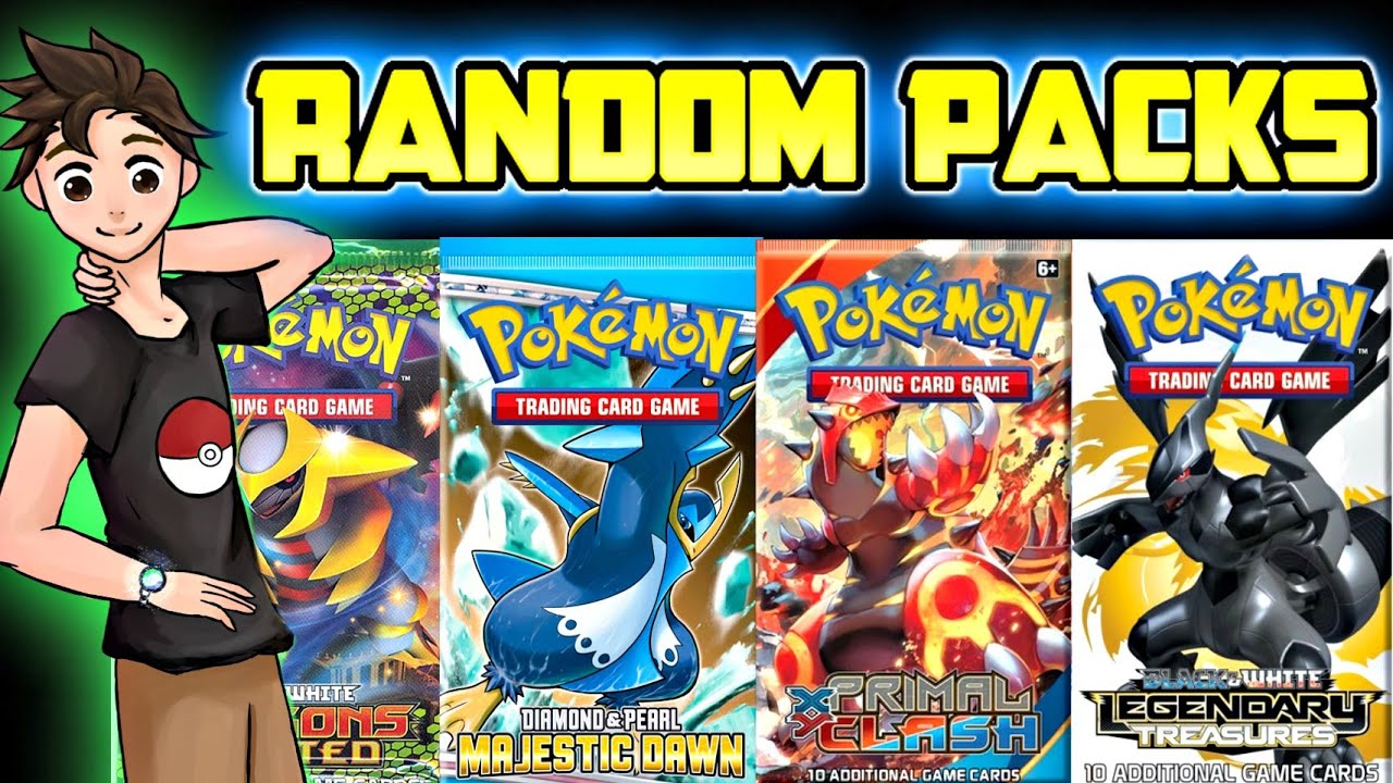 Opening 4 Random Pokemon Booster Packs!!! (GREAT PULLS) - YouTube
