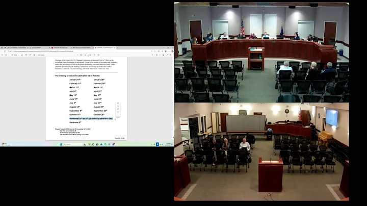 December 10, 2025 Planning Commission Meeting