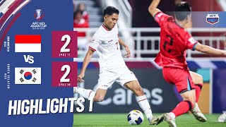 HIGHLIGHTS INDONESIA VS KOREA SELATAN | QF AFC U23 ASIAN CUP QATAR 2024