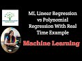 Machine Learning Linear Vs Polynomial Regression Using Python | Recorded Classroom Session