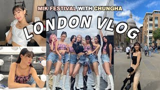 7월의 런던🇬🇧브이로그(feat. Chungha) 청하와 함께한 MIK Festival in London💓 Dancer Vlog