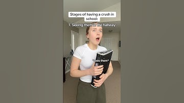 The different stages of having a crush in school #pov #relatable #comedy #skit