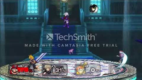 SSF2 Mods: Mario vs Cloud vs Buizel vs Jack