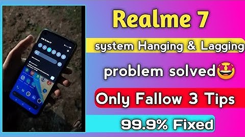 Realme 7 Hanging & lagging issue solved | realme 7 Hang ko solve kaise kare  | Only Fallow 3 trick