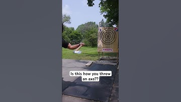 If it sticks it sticks #axethrowing #watl #trickshots #bullseye #trickshot