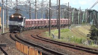 【HD】EF64-1022 専用貨物列車(8785レ 赤ホキ列車) JR東海道本線 穂積駅