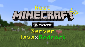 ⛏️ How To Make A MINECRAFT 1.17 PAPER SERVER || Works With JAVA AND BEDROCK || Geyser + Floodgate