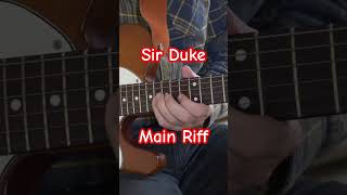 Sir Duke (Stevie Wonder) - Main Riff #classicrock #guitar #rnb