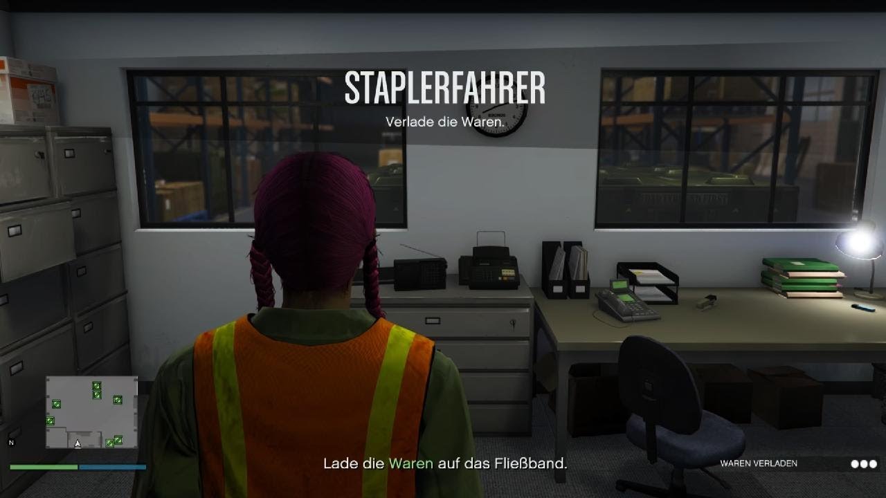 GTA Online / Gabelstapler fahren & Waren sortieren